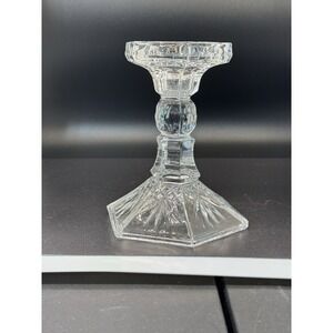 Shannon Crystal Taper Candlestick Pineapple